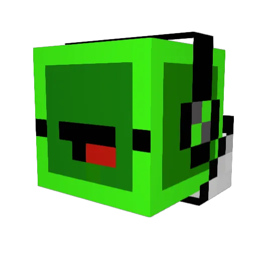 Modmyi Minecraft avatar head, 3D render