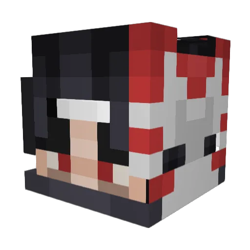 ModoSapo Minecraft avatar head, 3D render