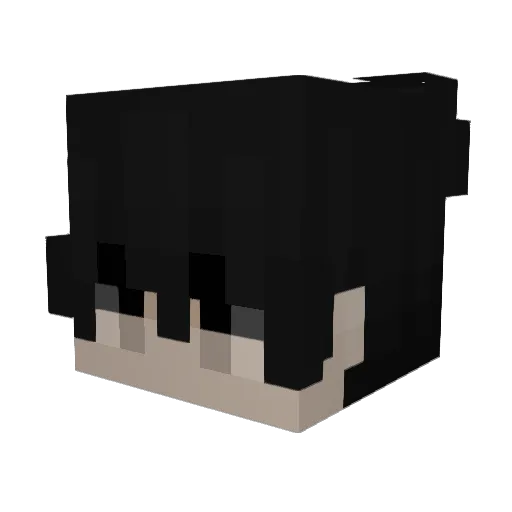 ModsBanhim Minecraft avatar head, 3D render