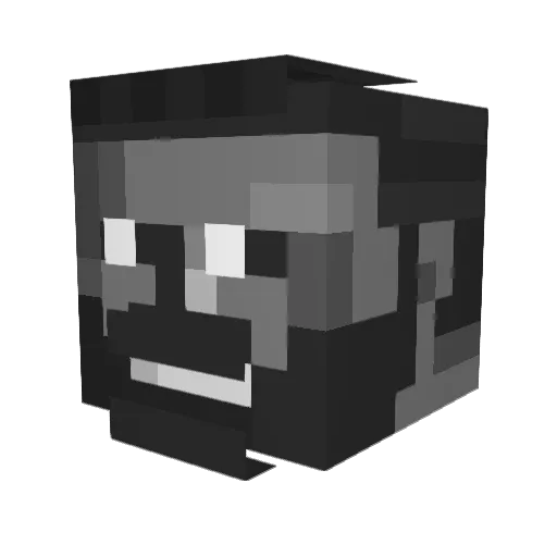 Modxyz Minecraft avatar head, 3D render
