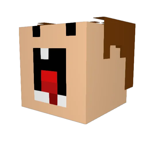 Modz115 Minecraft avatar head, 3D render