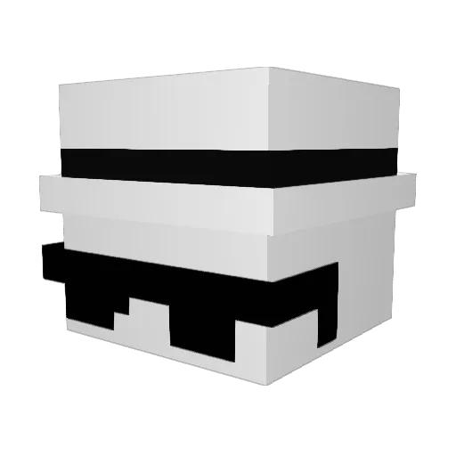 Modzarella104 Minecraft avatar head, 3D render