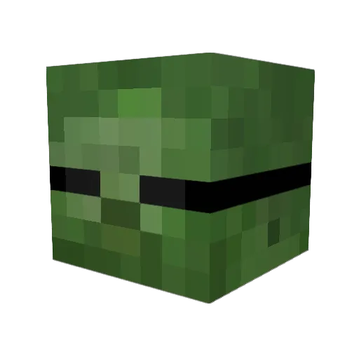 Moe6411 Minecraft avatar head, 3D render