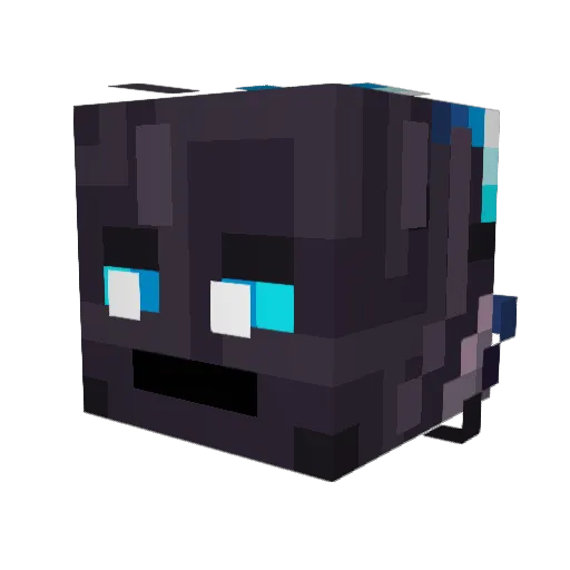 MoeGm Minecraft avatar head, 3D render