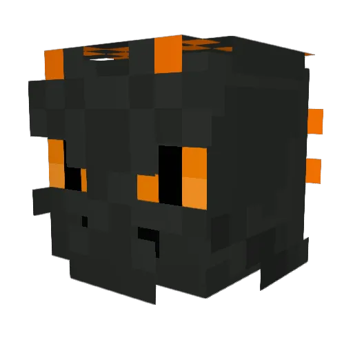 MoeMoeDoe Minecraft avatar head, 3D render