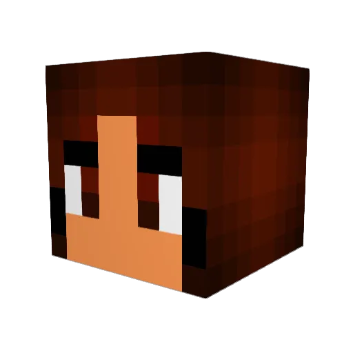 Moeemm02 Minecraft avatar head, 3D render