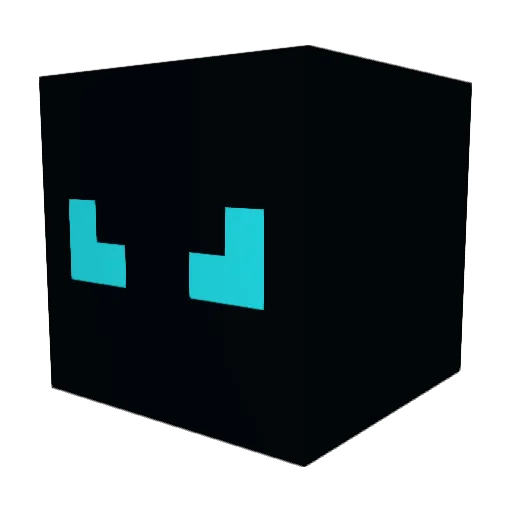 Moefty Minecraft avatar head, 3D render