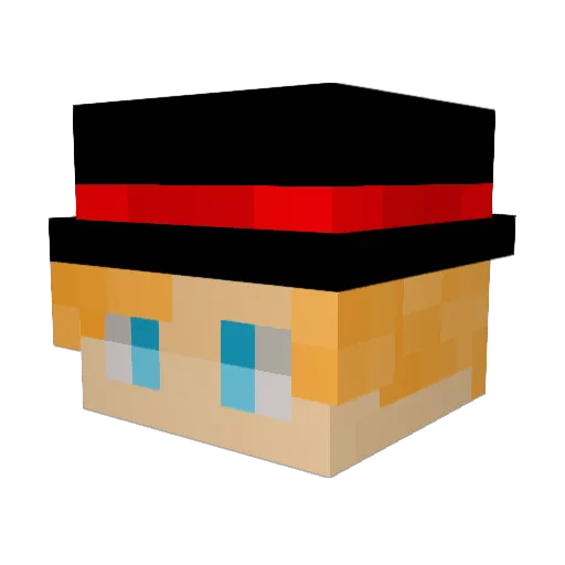 Moehrchen123 Minecraft avatar head, 3D render