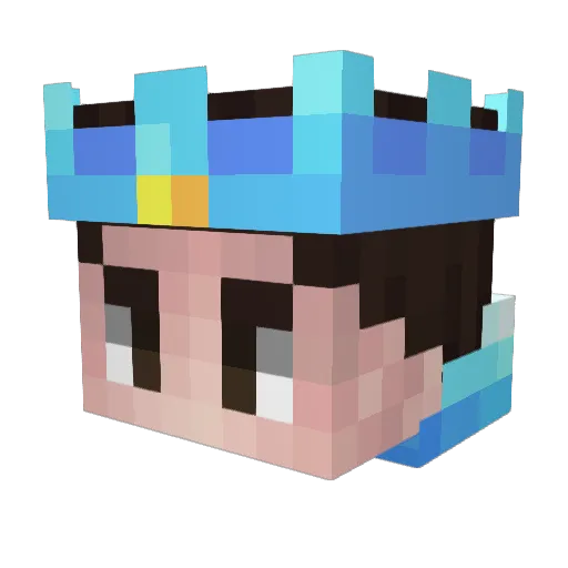 Moehri123 Minecraft avatar head, 3D render