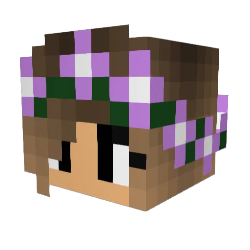 Moerderkorken Minecraft avatar head, 3D render