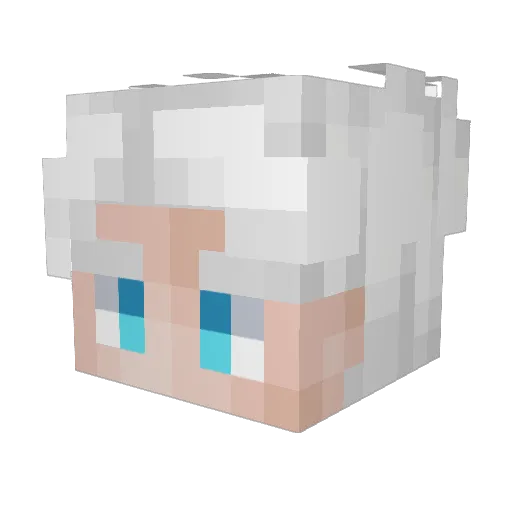 Mofex12 Minecraft avatar head, 3D render