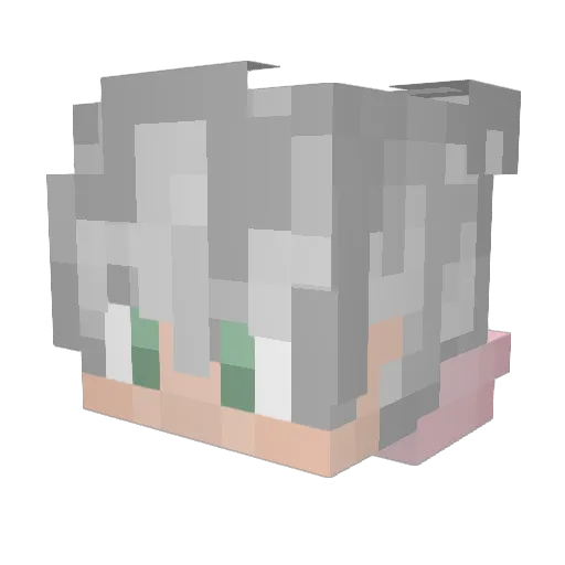 Mogalii Minecraft avatar head, 3D render