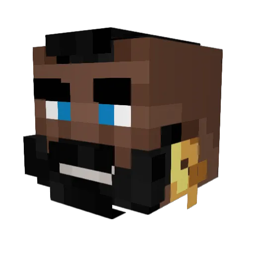 MogambaJeftonPT Minecraft avatar head, 3D render