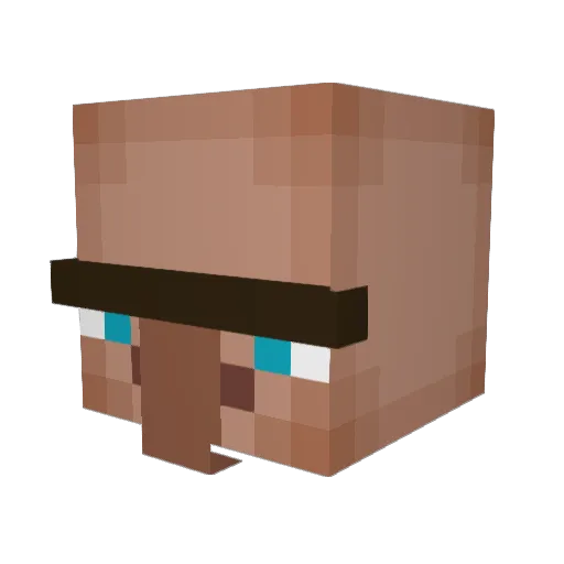 MogensTheGod Minecraft avatar head, 3D render
