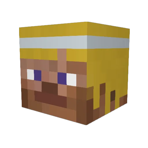 Moggel0_0 Minecraft avatar head, 3D render