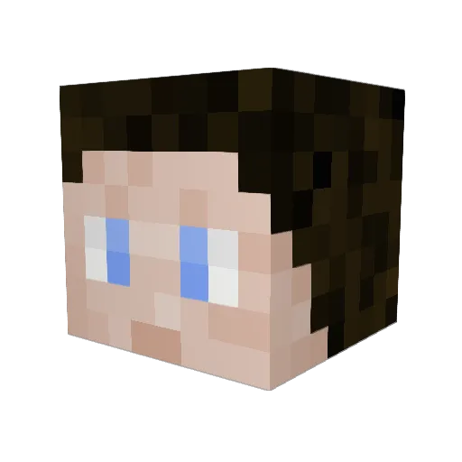 Mogh1 Minecraft avatar head, 3D render