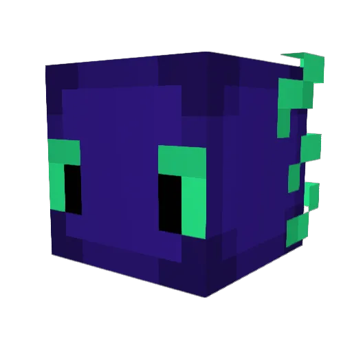 MogliDeluex Minecraft avatar head, 3D render