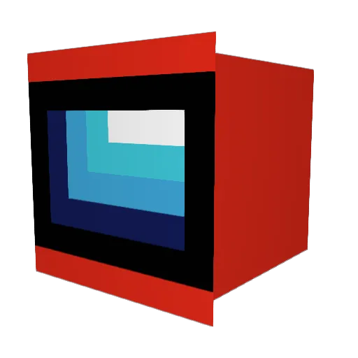 Mogllyee Minecraft avatar head, 3D render
