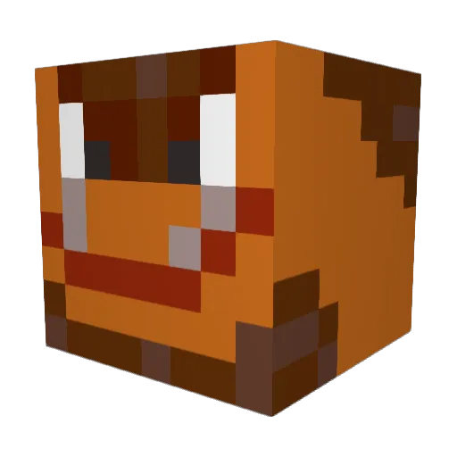 MogusVuu Minecraft avatar head, 3D render