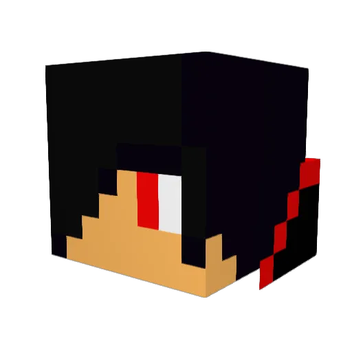Mohamed6920 Minecraft avatar head, 3D render