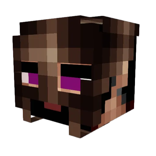 MohamedHA123 Minecraft avatar head, 3D render
