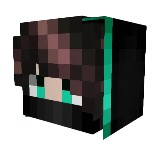 Mohammed93 Minecraft avatar head, 3D render