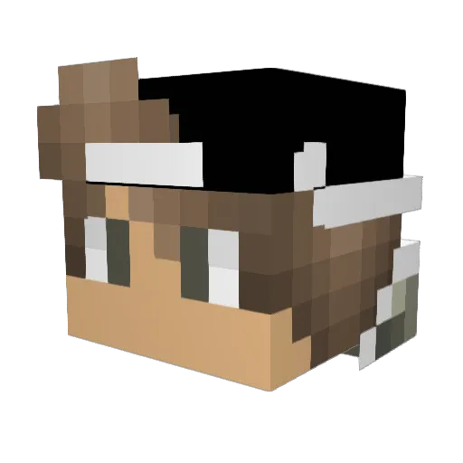 Mohammed_ALiraqi Minecraft avatar head, 3D render