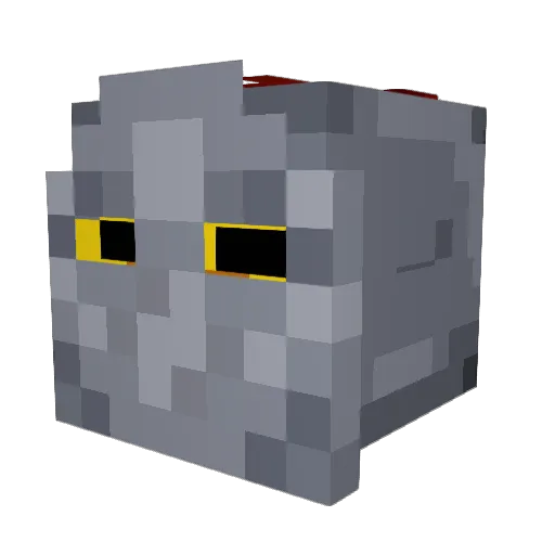 Mohammer07 Minecraft avatar head, 3D render