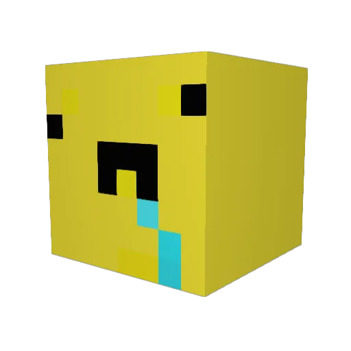 Mohar2parsko Minecraft avatar head, 3D render