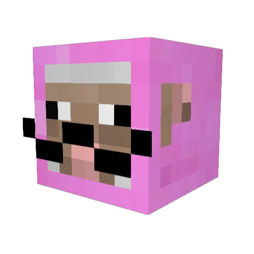 MohawkWarrior001 Minecraft avatar head, 3D render