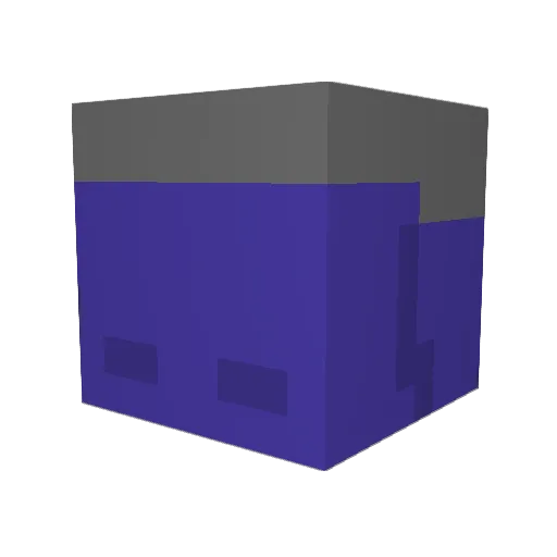 Mohd2431 Minecraft avatar head, 3D render