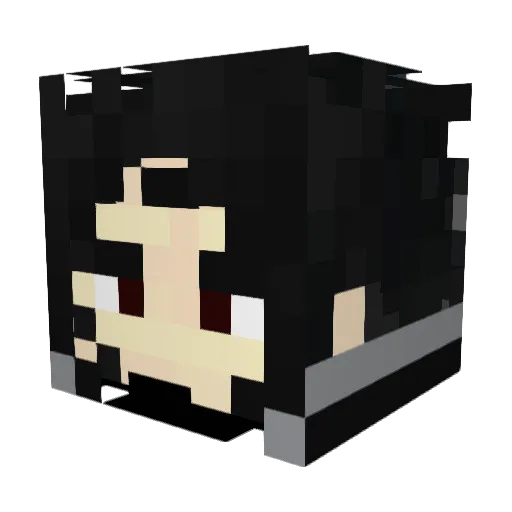 Mohohod Minecraft avatar head, 3D render