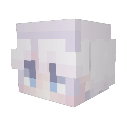 Moholtyy Minecraft avatar head, 3D render
