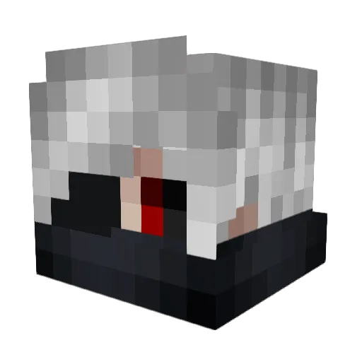 Mohonda Minecraft avatar head, 3D render