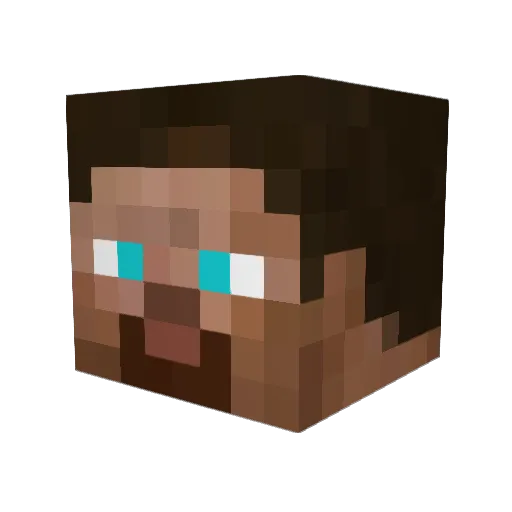 Mohy__ Minecraft avatar head, 3D render