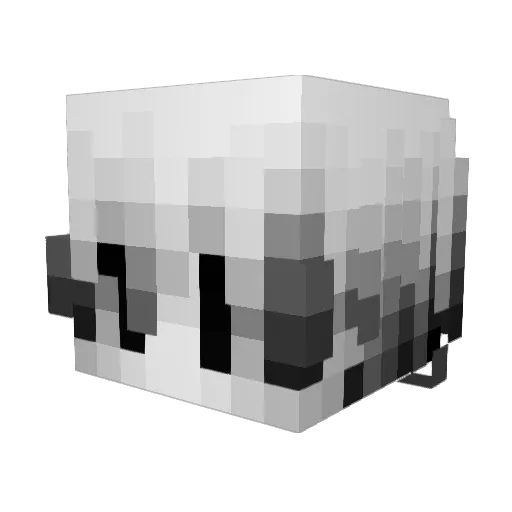 MoiDMC Minecraft avatar head, 3D render