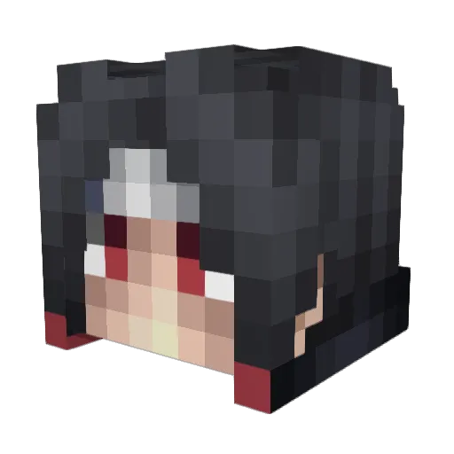 MoiDaBoii Minecraft avatar head, 3D render