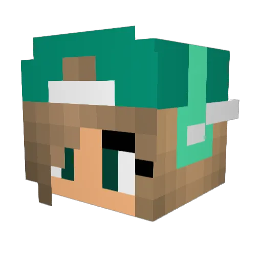 Moi_Games Minecraft avatar head, 3D render