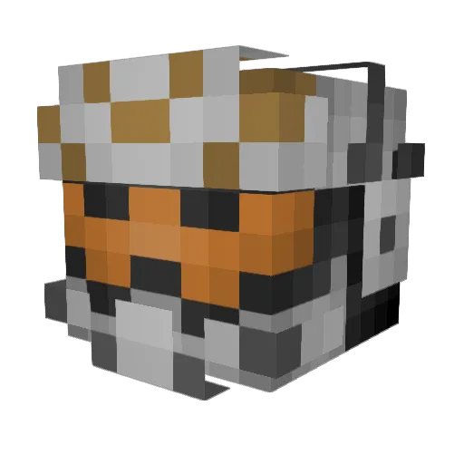 Moi_Mochi Minecraft avatar head, 3D render