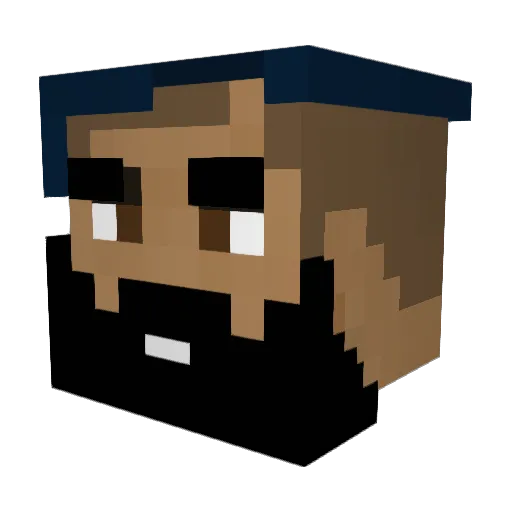 Moibr18 Minecraft avatar head, 3D render