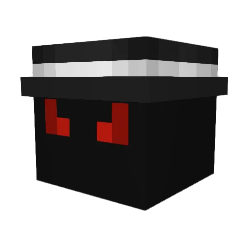 Moikkel Minecraft avatar head, 3D render
