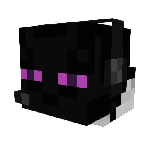 Moingmoing Minecraft avatar head, 3D render
