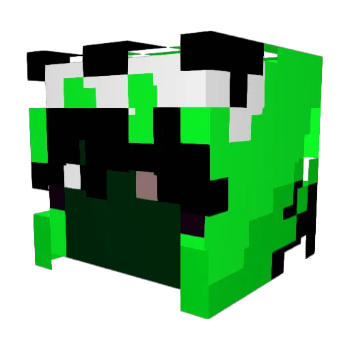 MoisesTacos Minecraft avatar head, 3D render