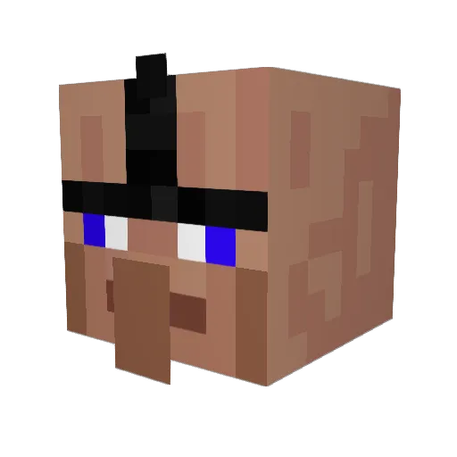 MoisesYEET16 Minecraft avatar head, 3D render