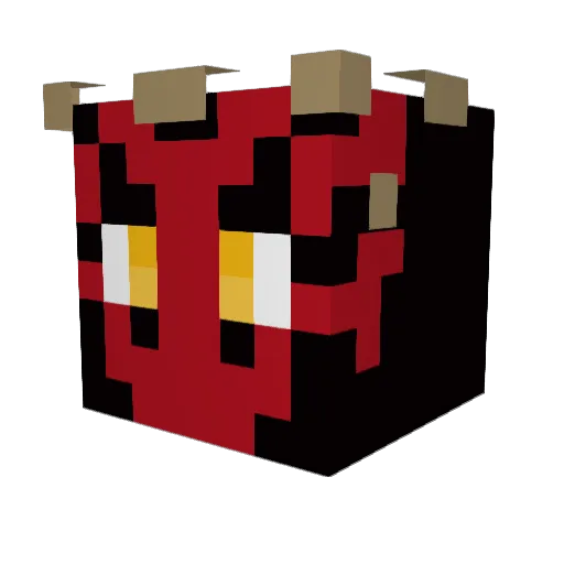 MoistBagel44 Minecraft avatar head, 3D render