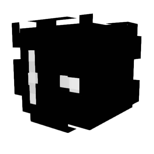 MoistHips Minecraft avatar head, 3D render