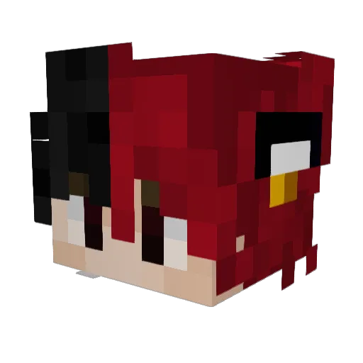Moist_Cheesestic Minecraft avatar head, 3D render