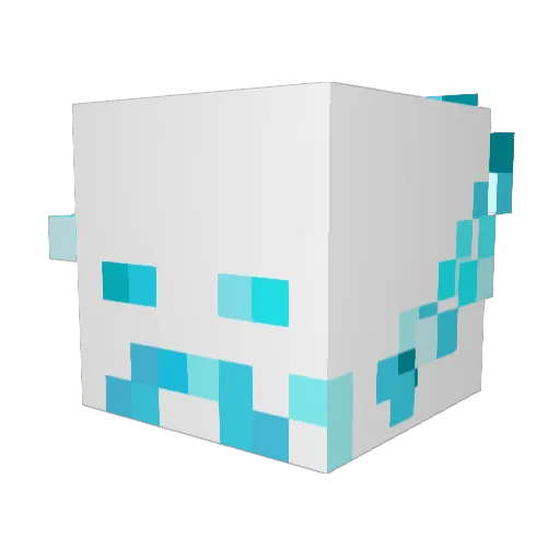 Moist_Doritos Minecraft avatar head, 3D render