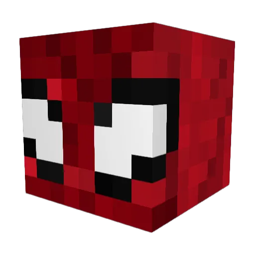 Moistbut69 Minecraft avatar head, 3D render
