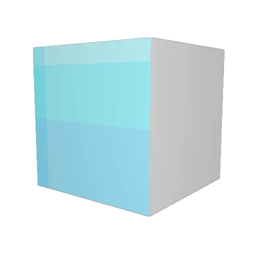 Moistery Minecraft avatar head, 3D render
